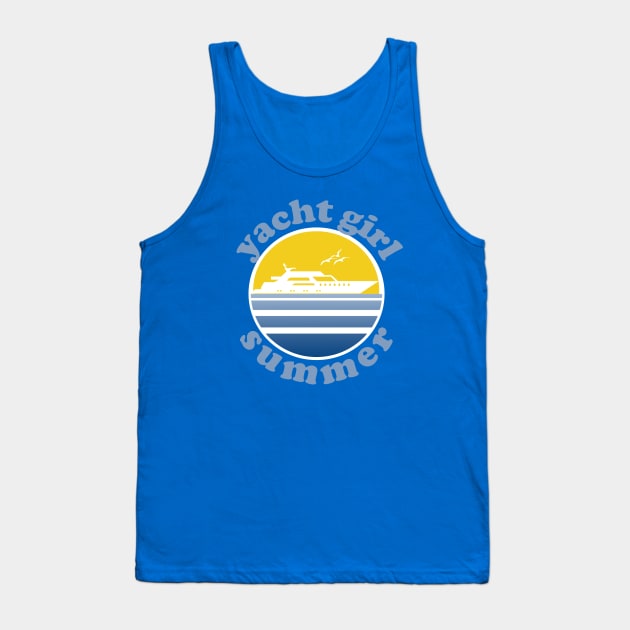 Yacht Girl Summer Tank Top by PopCultureShirts